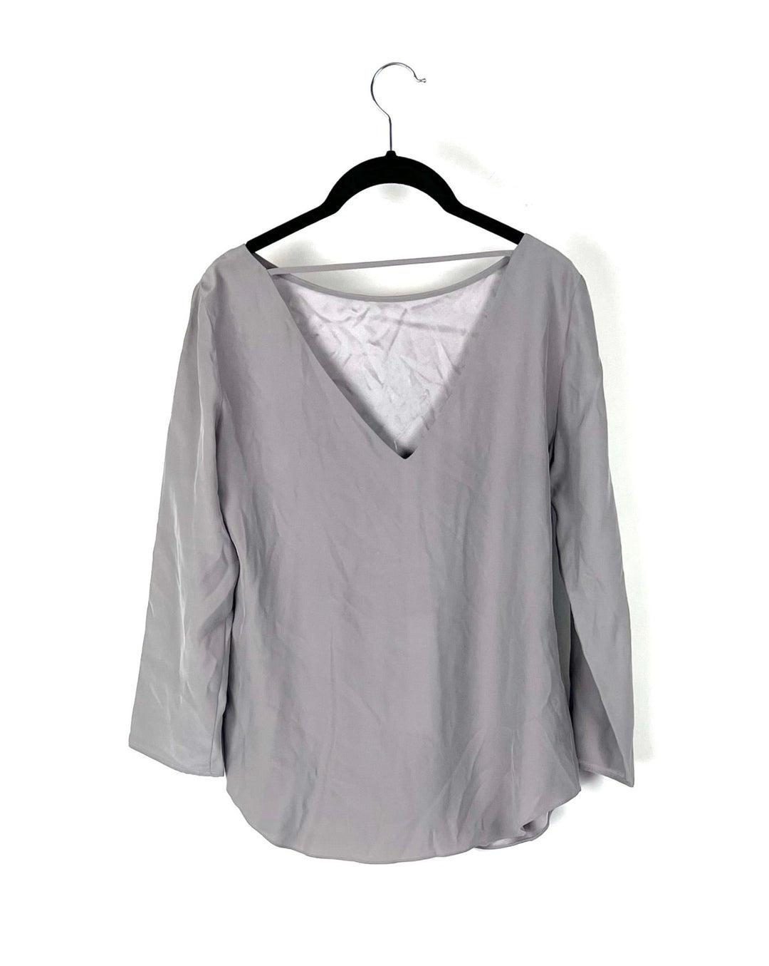 Grey Blouse - Size 4-6