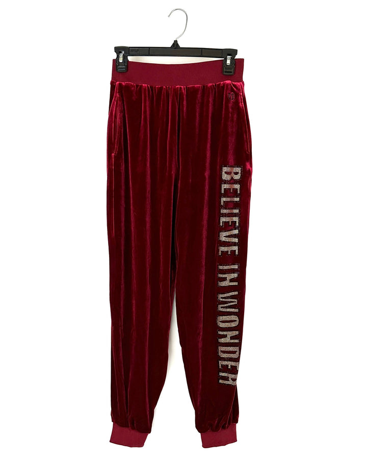 Red Joggers - Small, Medium, Large