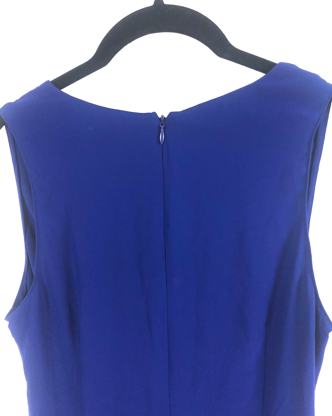 Royal Blue Front Knot Dress- Small