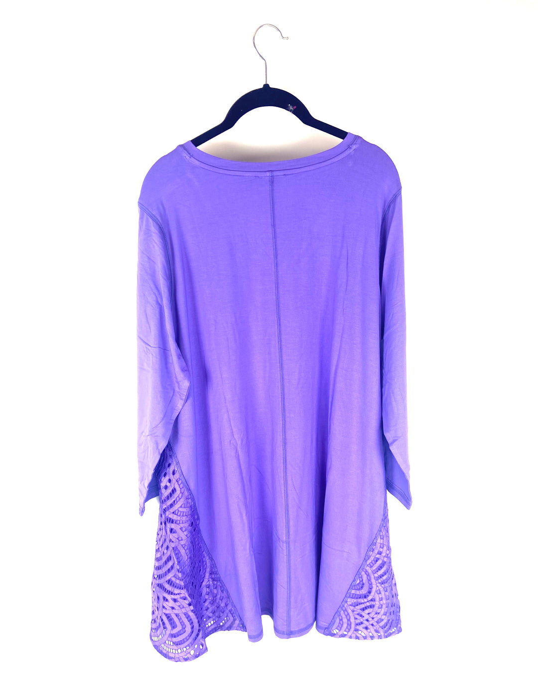 3/4 Sleeve Purple Top - Size 6/8