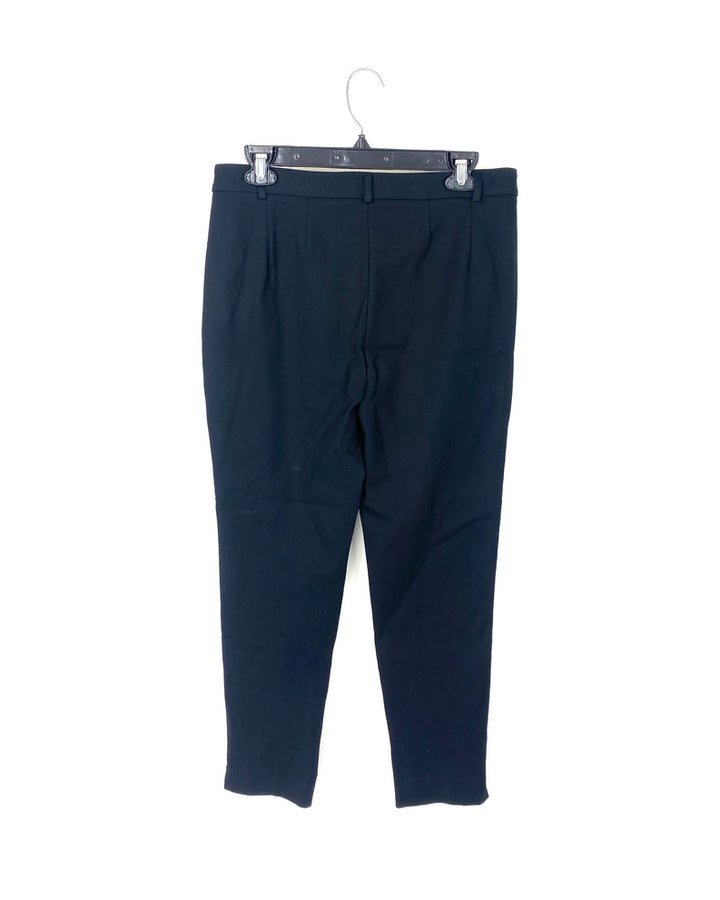 Black Trench-Like Pant - Size Small