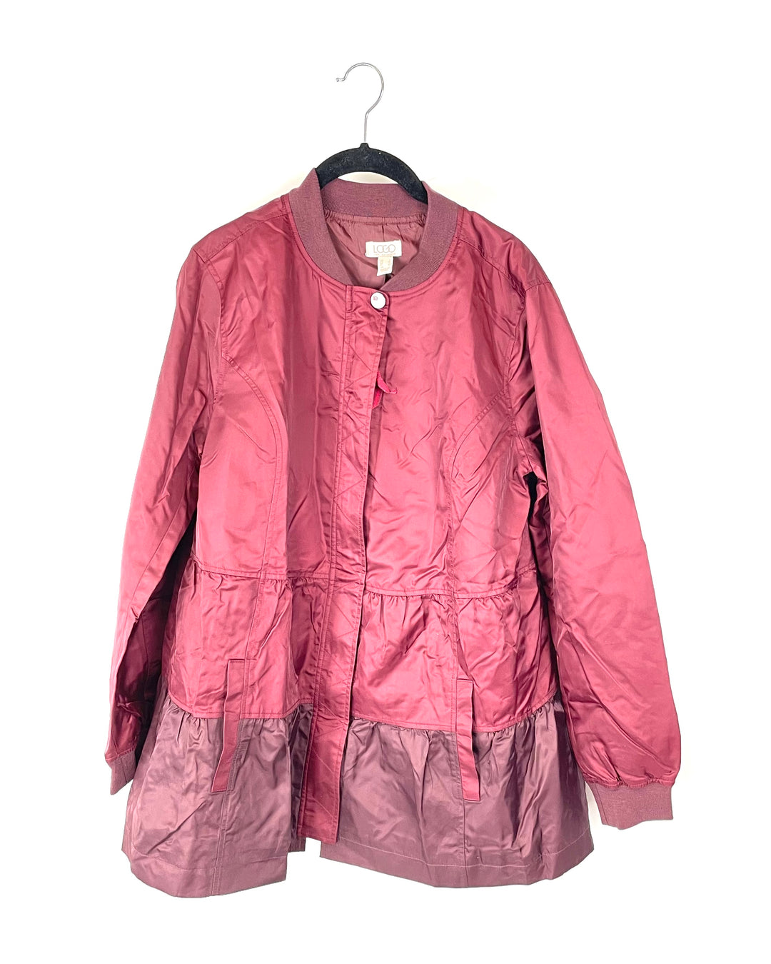 Red Windbreaker Jacket - Size 6-8