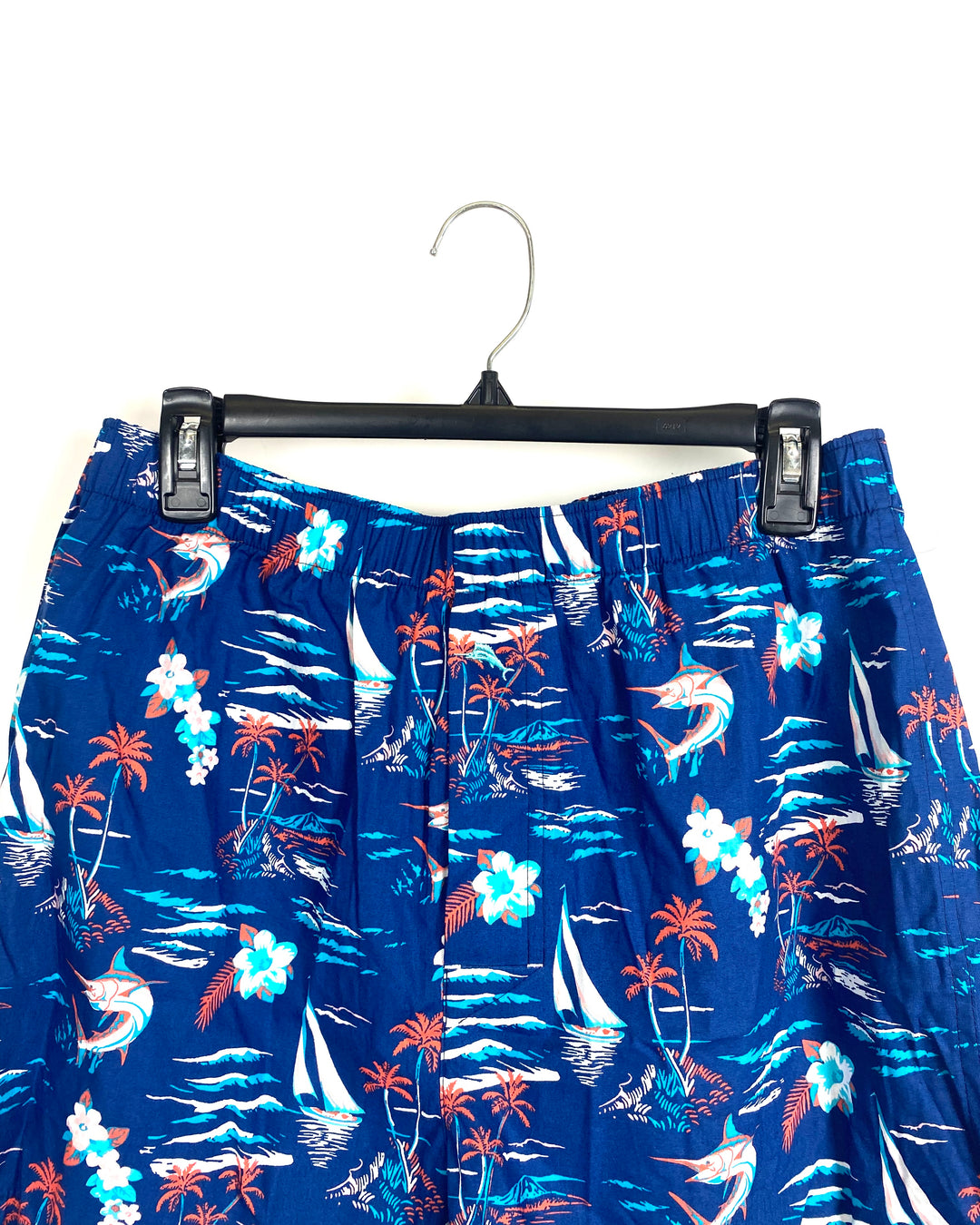 MENS  Blue Tropical Boxers - 2XB