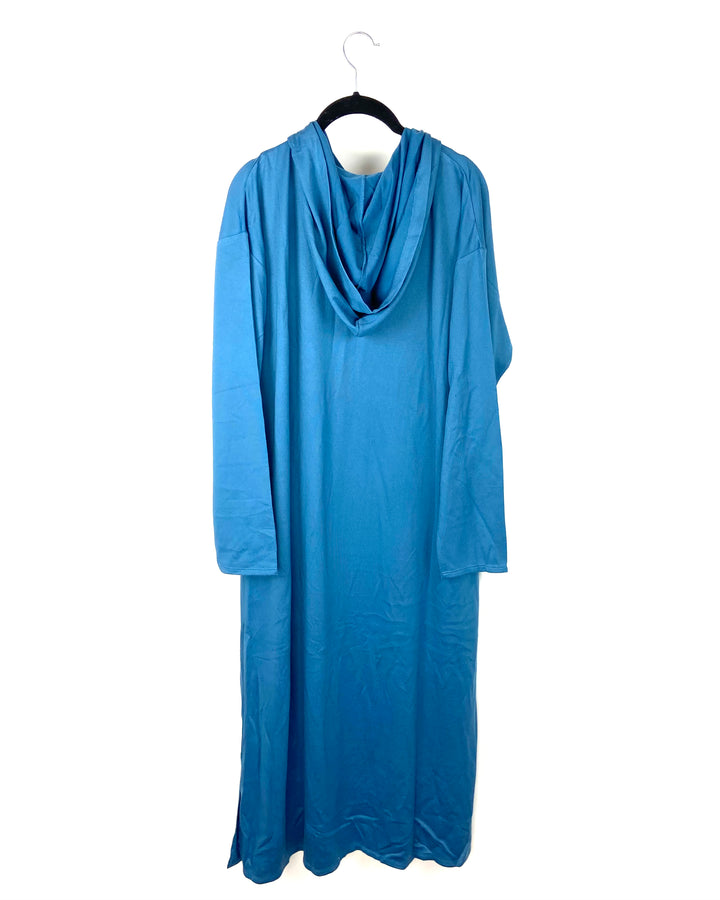 Blue Long Sleeve Lounge Dress - Size 6/8 and 10/12