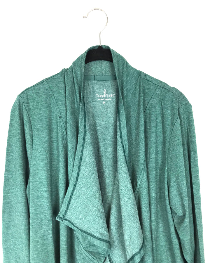 Dark Green Long Sleeve Cardigan - Size 2/4 and 6/8