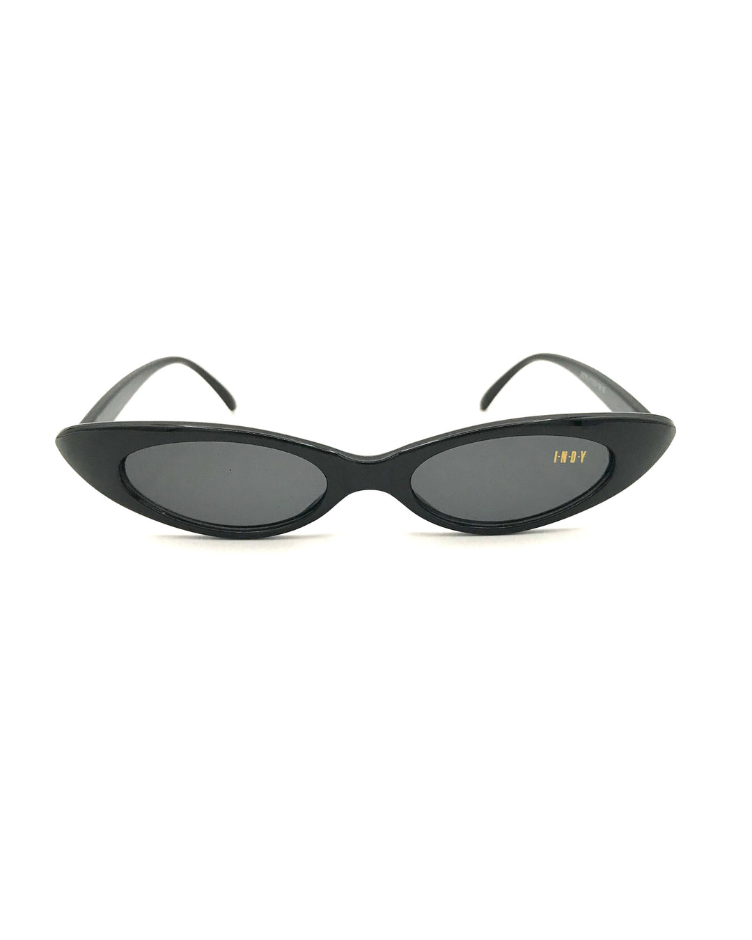 Black Slim Lens Sunglasses