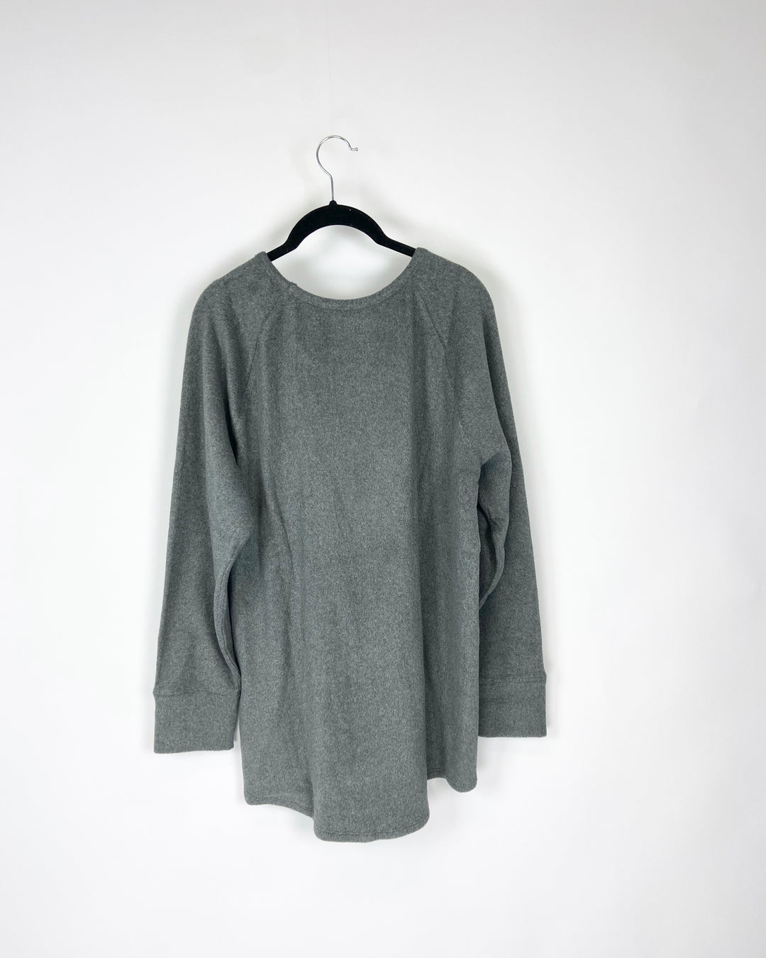 Grey Fleece Top - Small