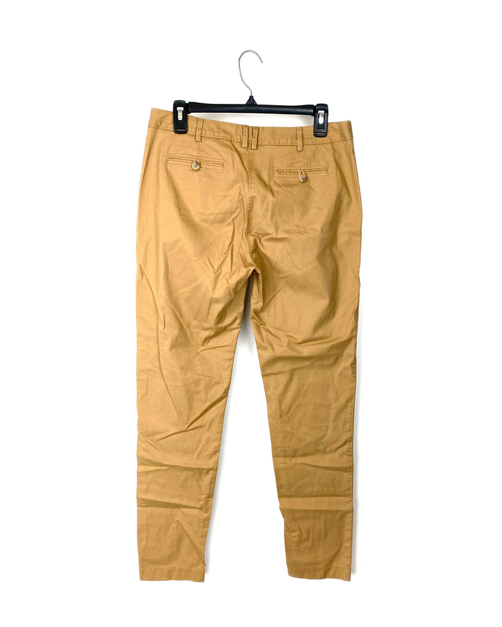 Tan Straight Pants - Size 6
