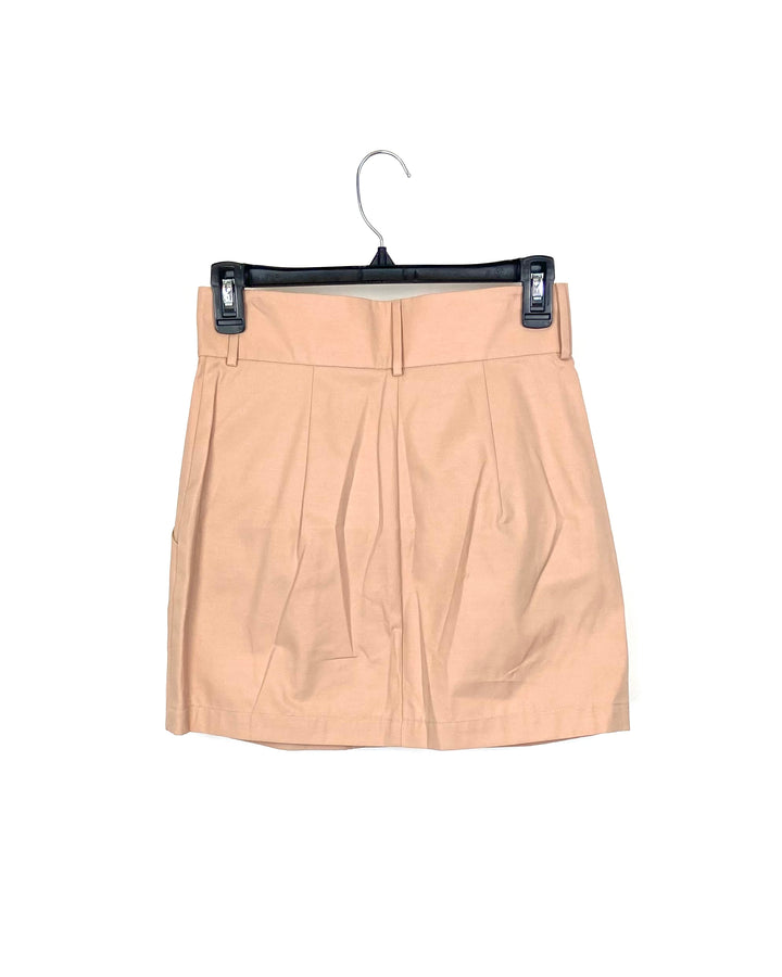 Structured Beige Skirt - Size 4-6