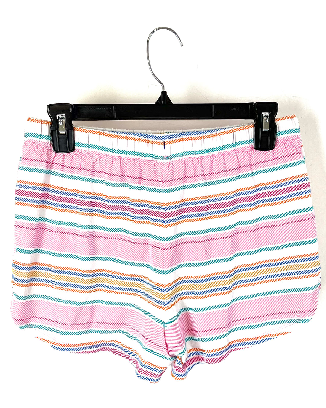Pink Striped Sleepwear Shorts - Small
