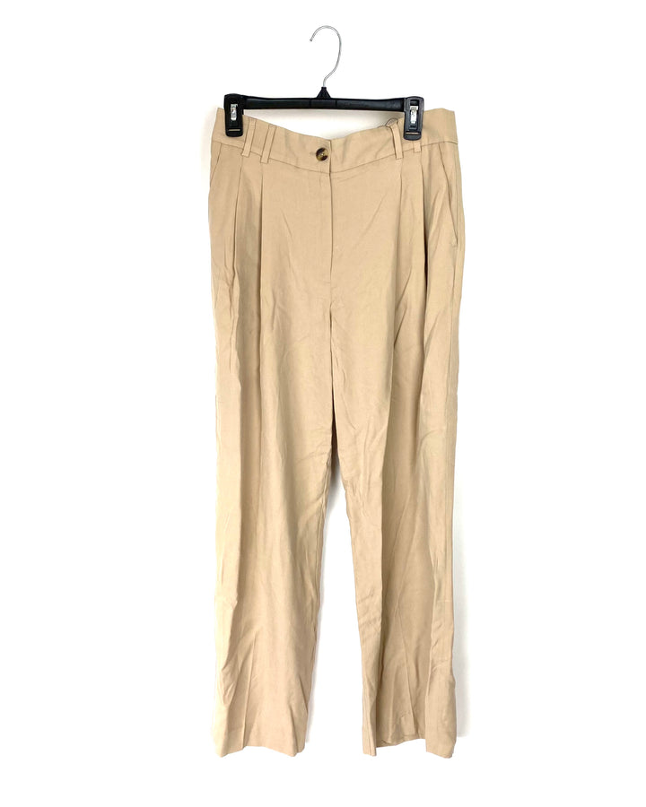 Beige Trousers - Size 8