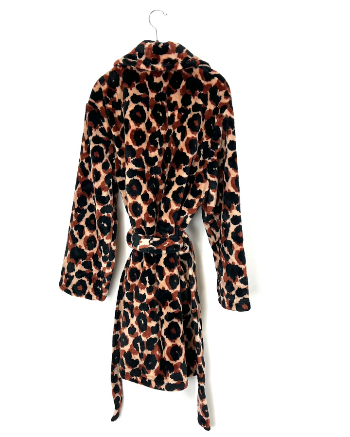 Plush Cheetah Robe - Small/Medium