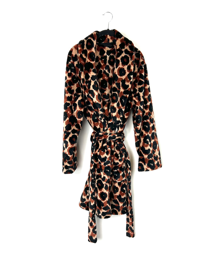Plush Cheetah Robe - Small/Medium