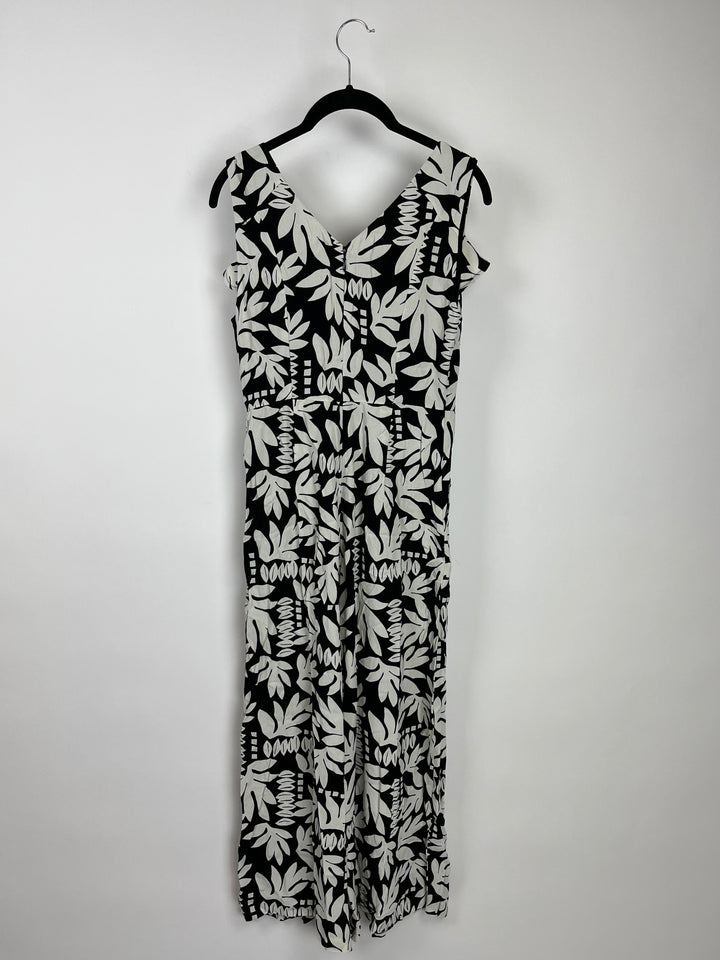 Black and White Jumpsuit - Size 2