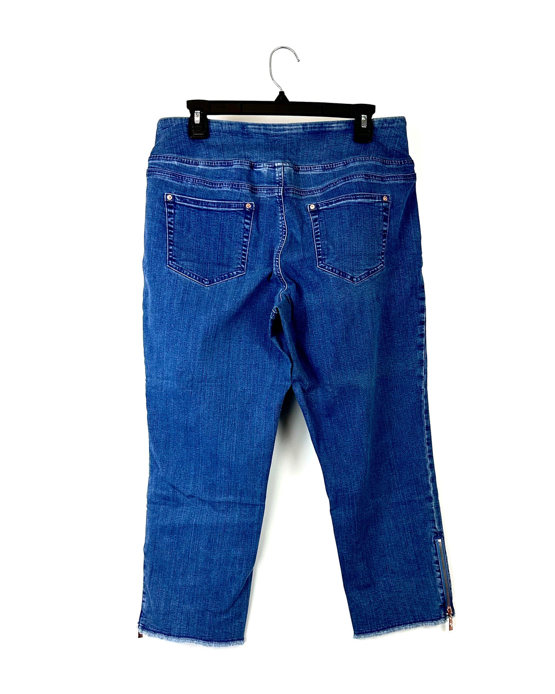 Stretchy Cropped Jeans - 12