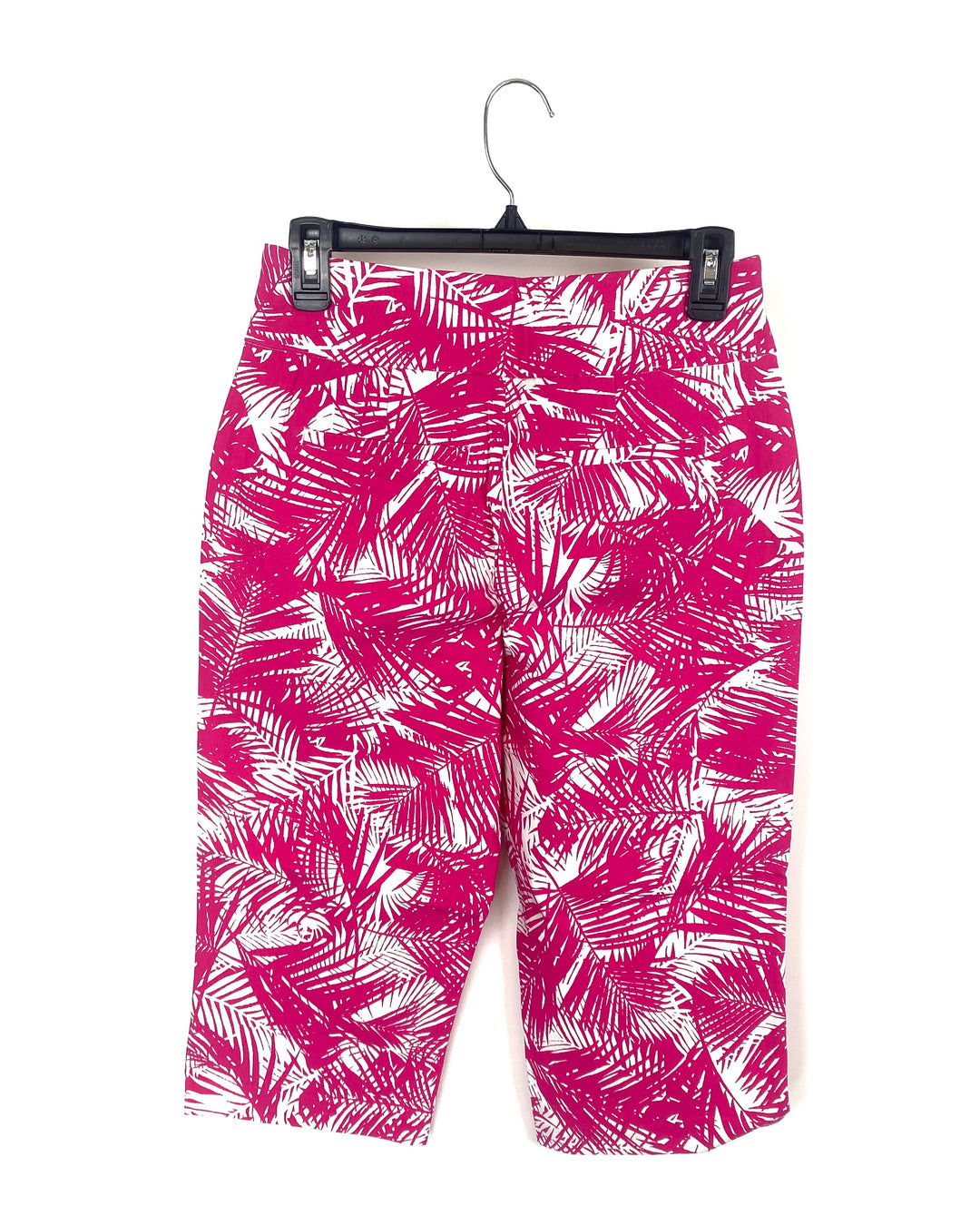 Pink and White Tropical Print Pant  - Size 6/8