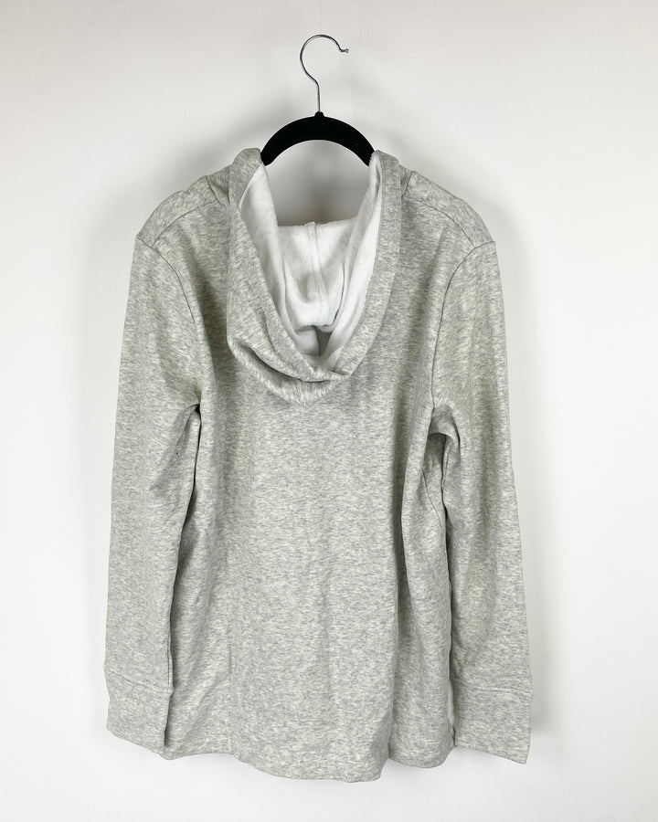 Grey Zip Up Jacket - Extra Small, Small