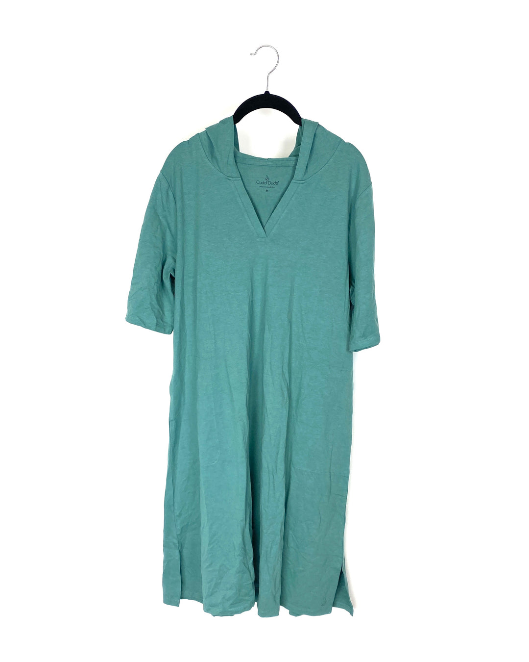 Teal Hooded Dress - Size 8/10