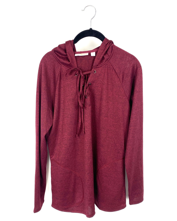 Tie Up Hoodie Top - Small/Medium