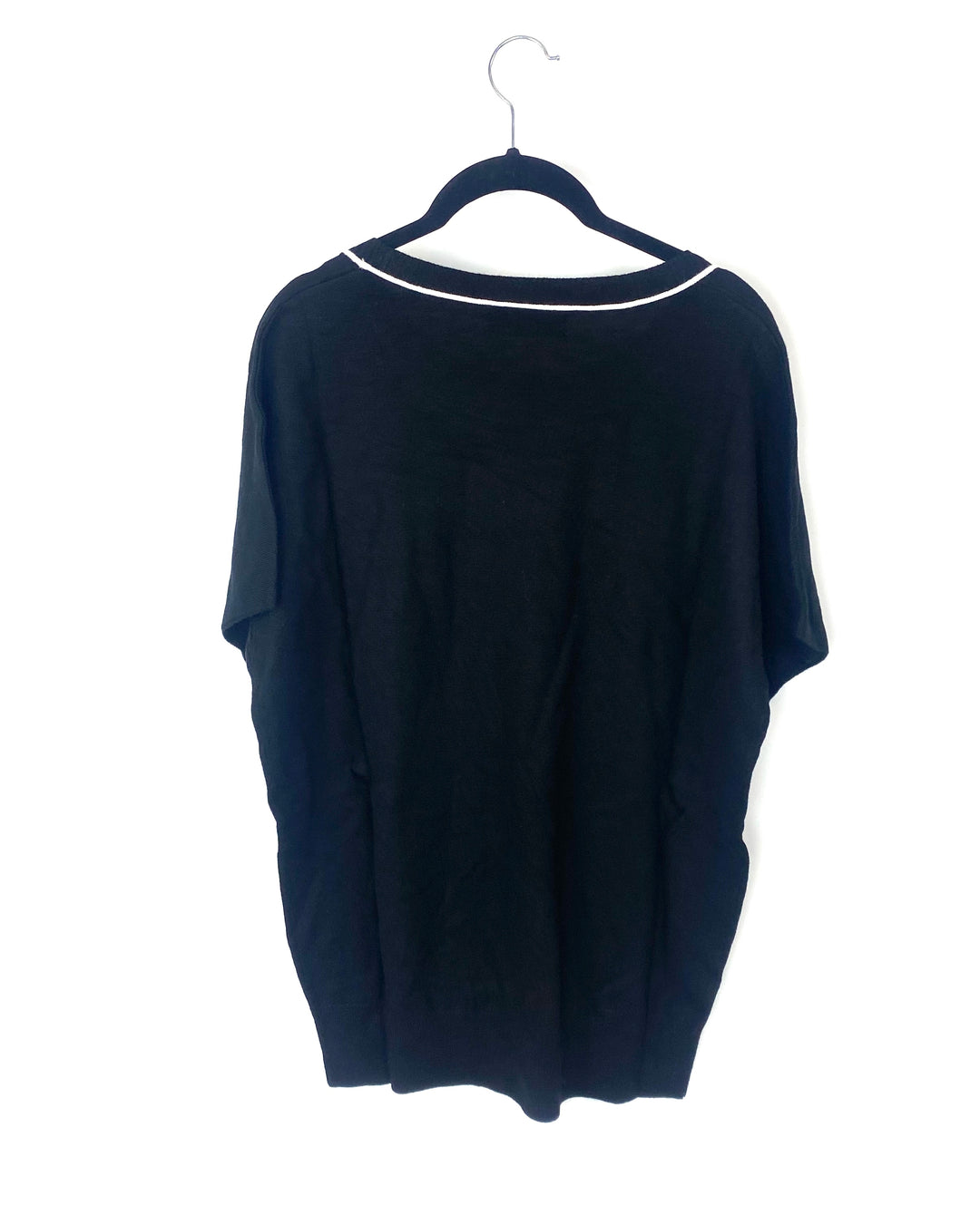 Black Knit  Top - Small
