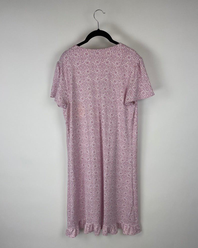 Abstract Print Nightgown - Medium