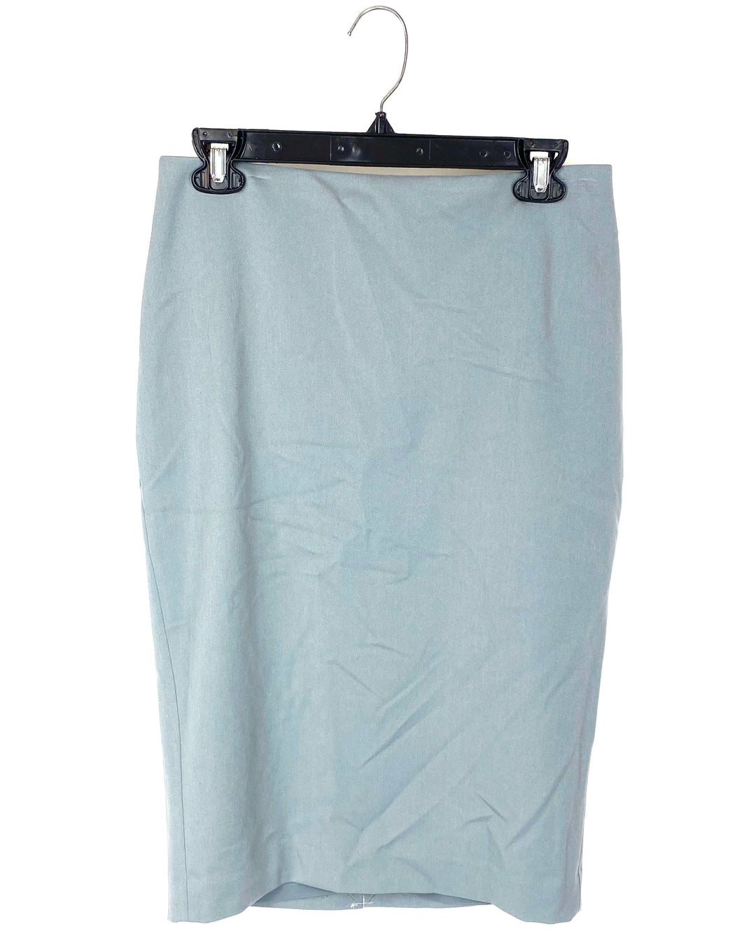 Pencil Blue Grey Skirt - Size 8