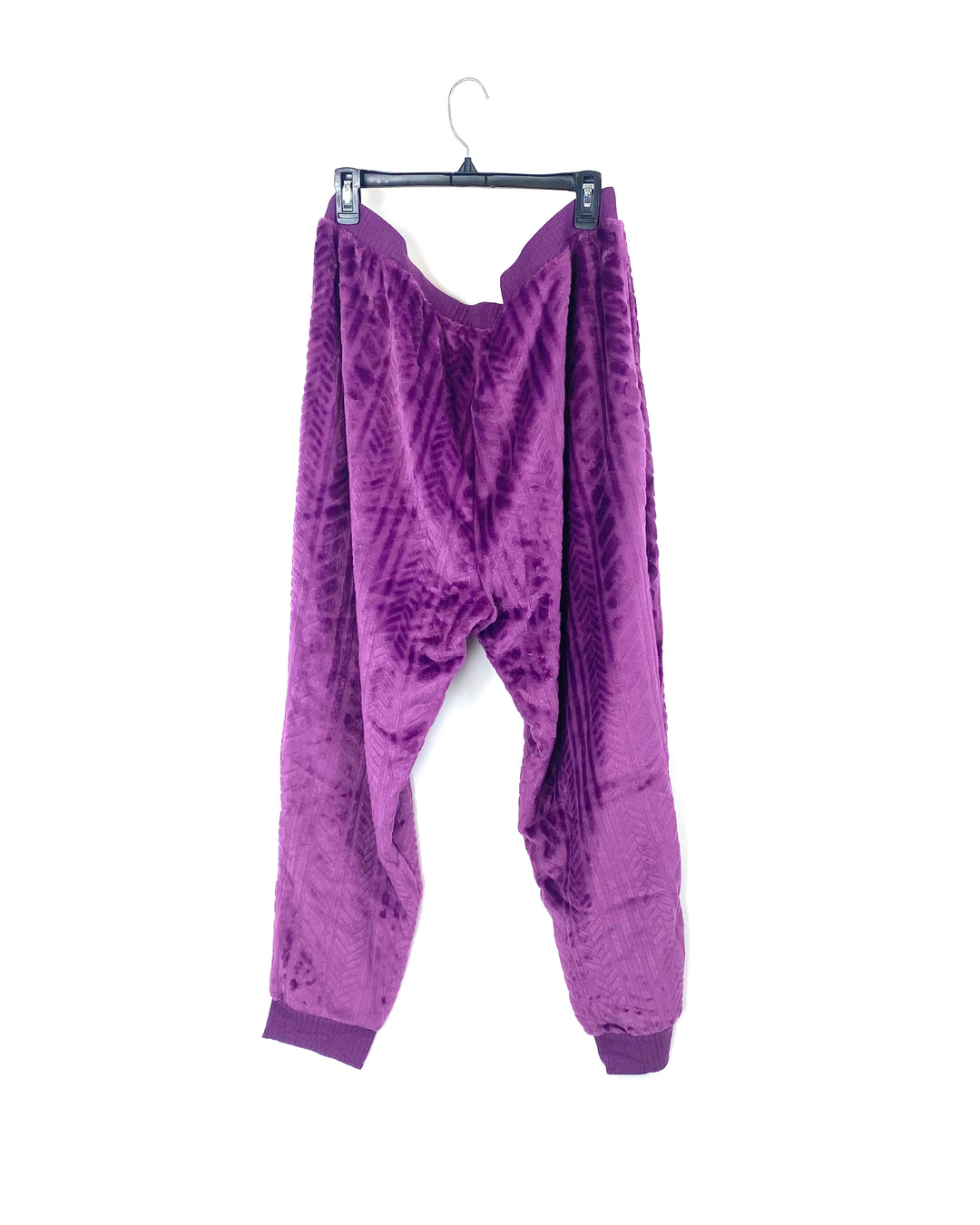 Purple Fleece Pants - Size 6/8