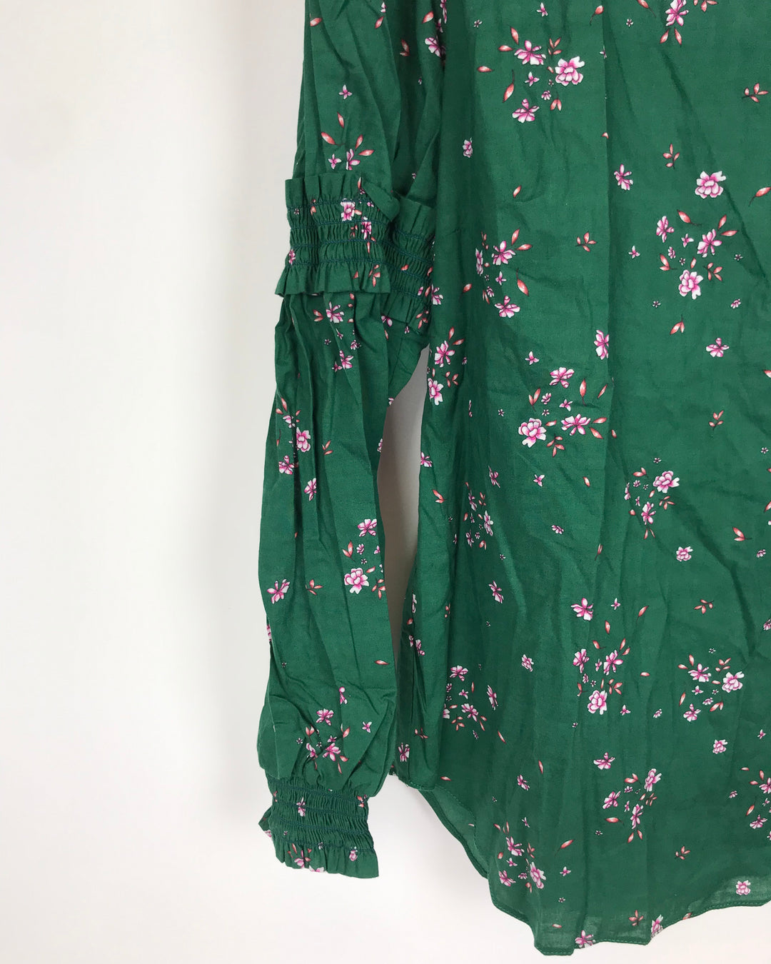 Green Floral Printed Top - Small