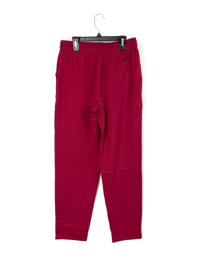 Dark Red Sweatpants - Small/Medium and Medium/Large