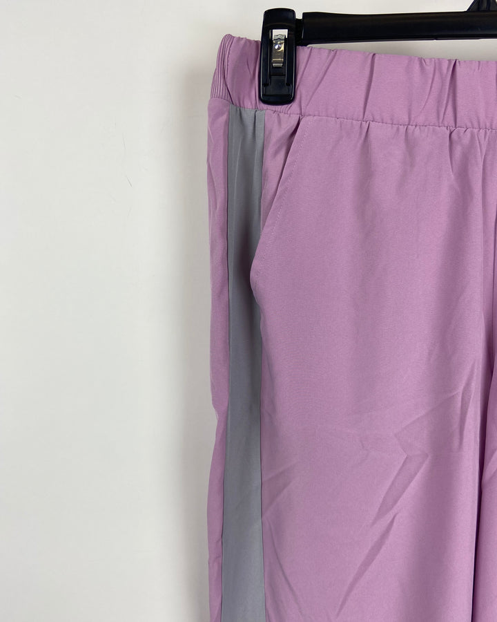 Purple Straight Leg Pants - Small