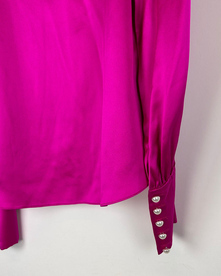 Hot Pink Blouse - Small