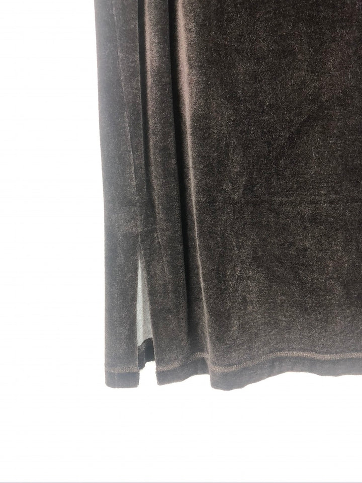 Brown Velvet Skirt - Medium