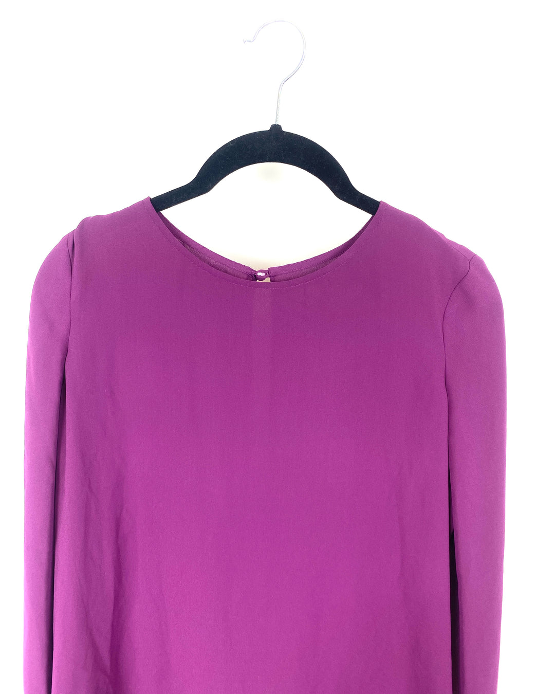 Purple Long Sleeve Blouse - Extra Small