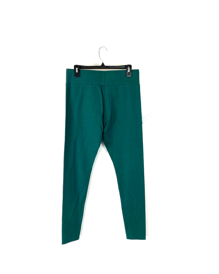 Green Leggings - Size 6-8