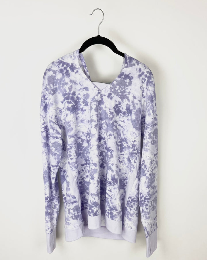 Purple Tie Dye Hoodie  - Size 6/8