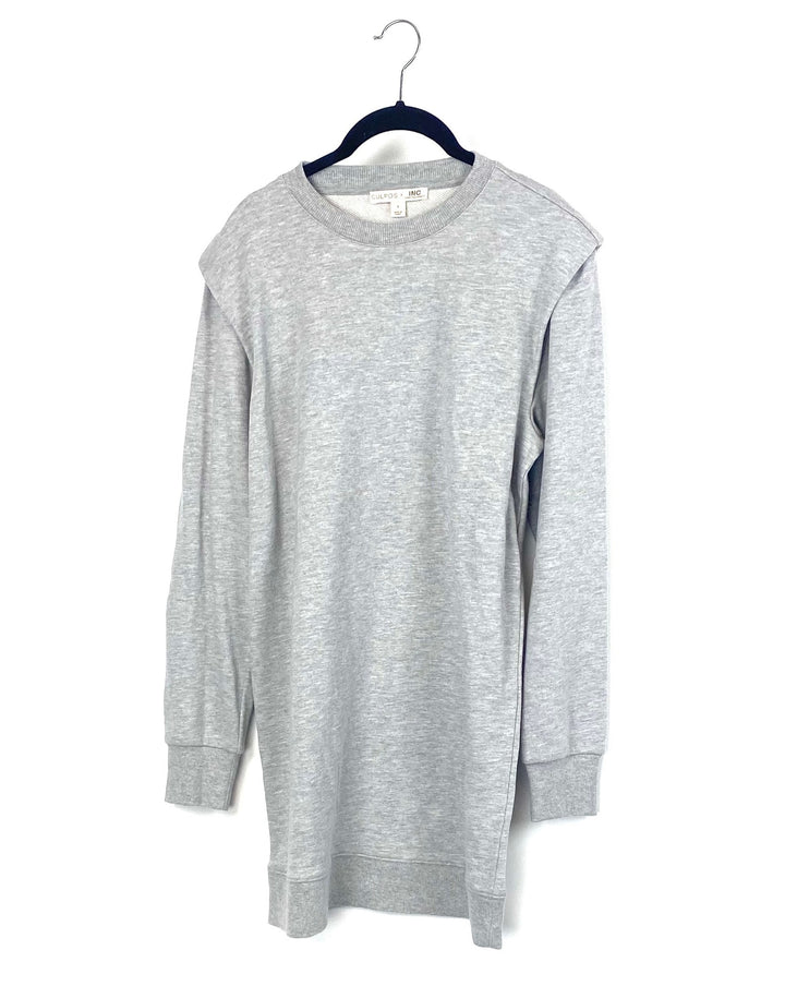 Gray Sweater Dress - Small