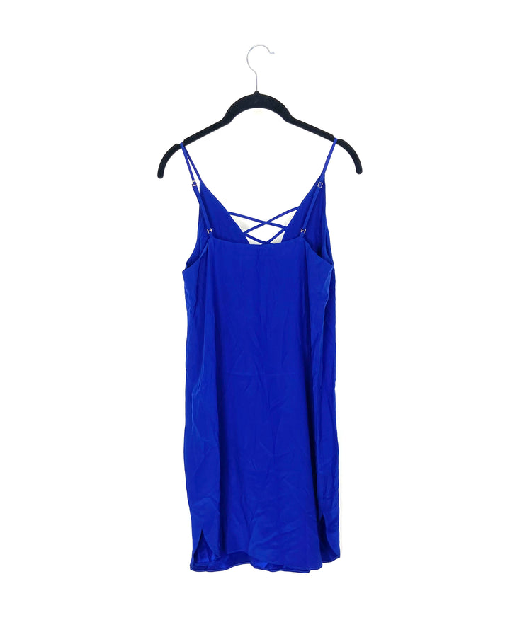 Blue Criss Cross Dress - Size 4-6