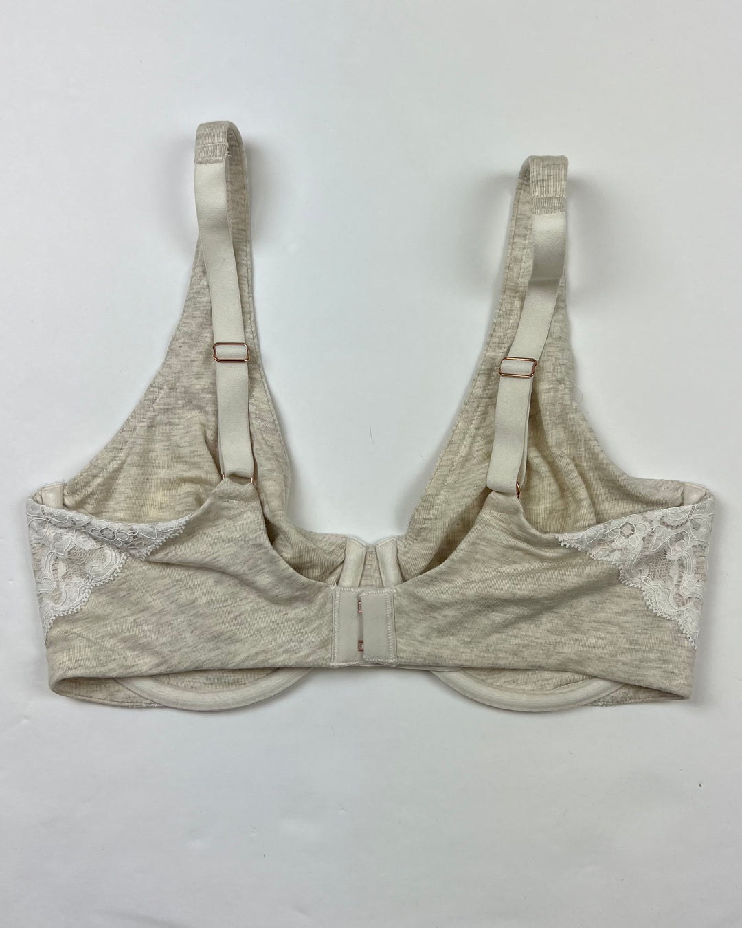 Sand Brown Lace Unlined Bra - 34D