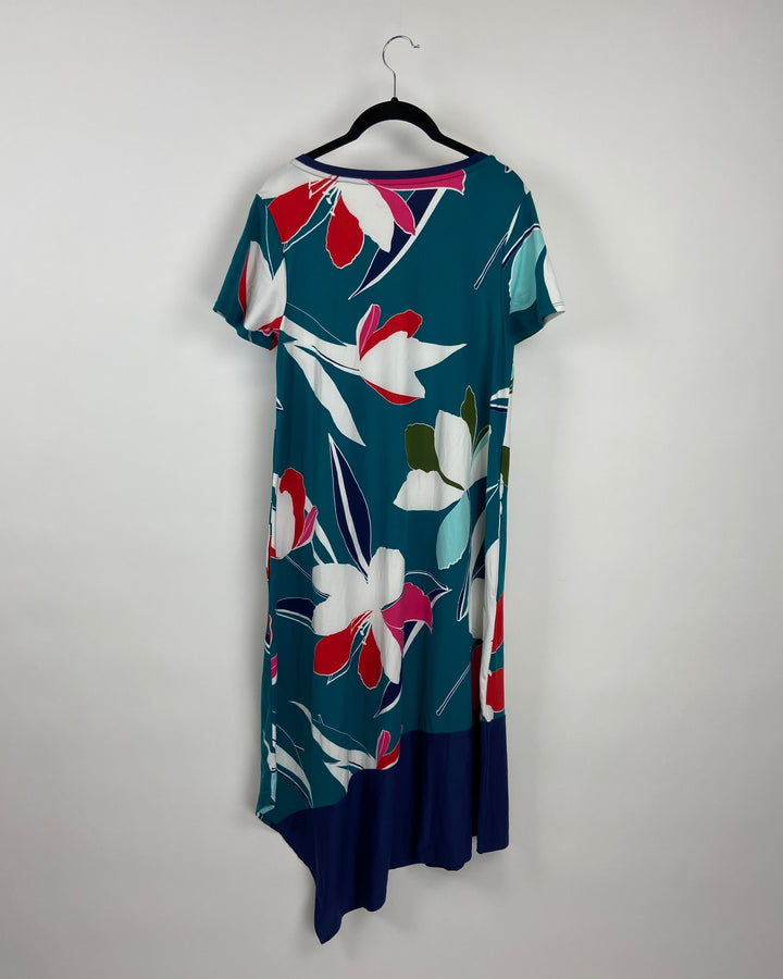 Floral Short Sleeve Dress - Small/Medium