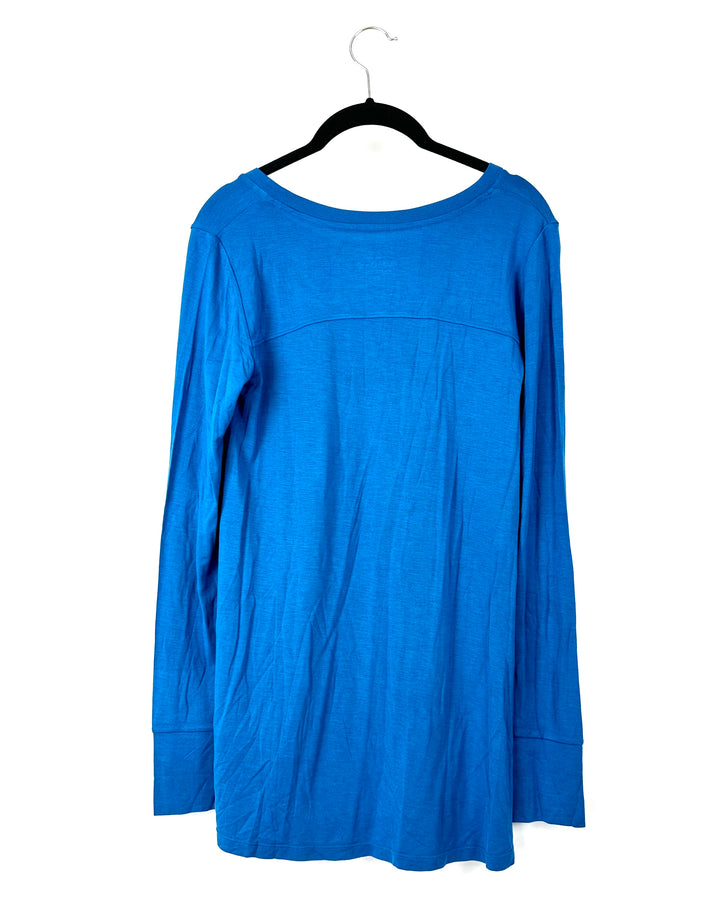 Blue Long-Sleeve Top - Extra Small