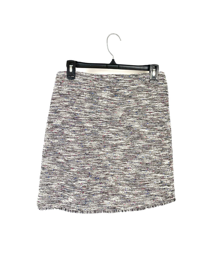 Textured Tweed Skirt - Small