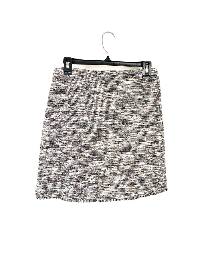 Texture Tweed Skirt - Small