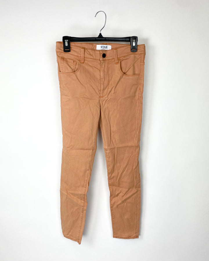 Orange Skinny Pants - Small