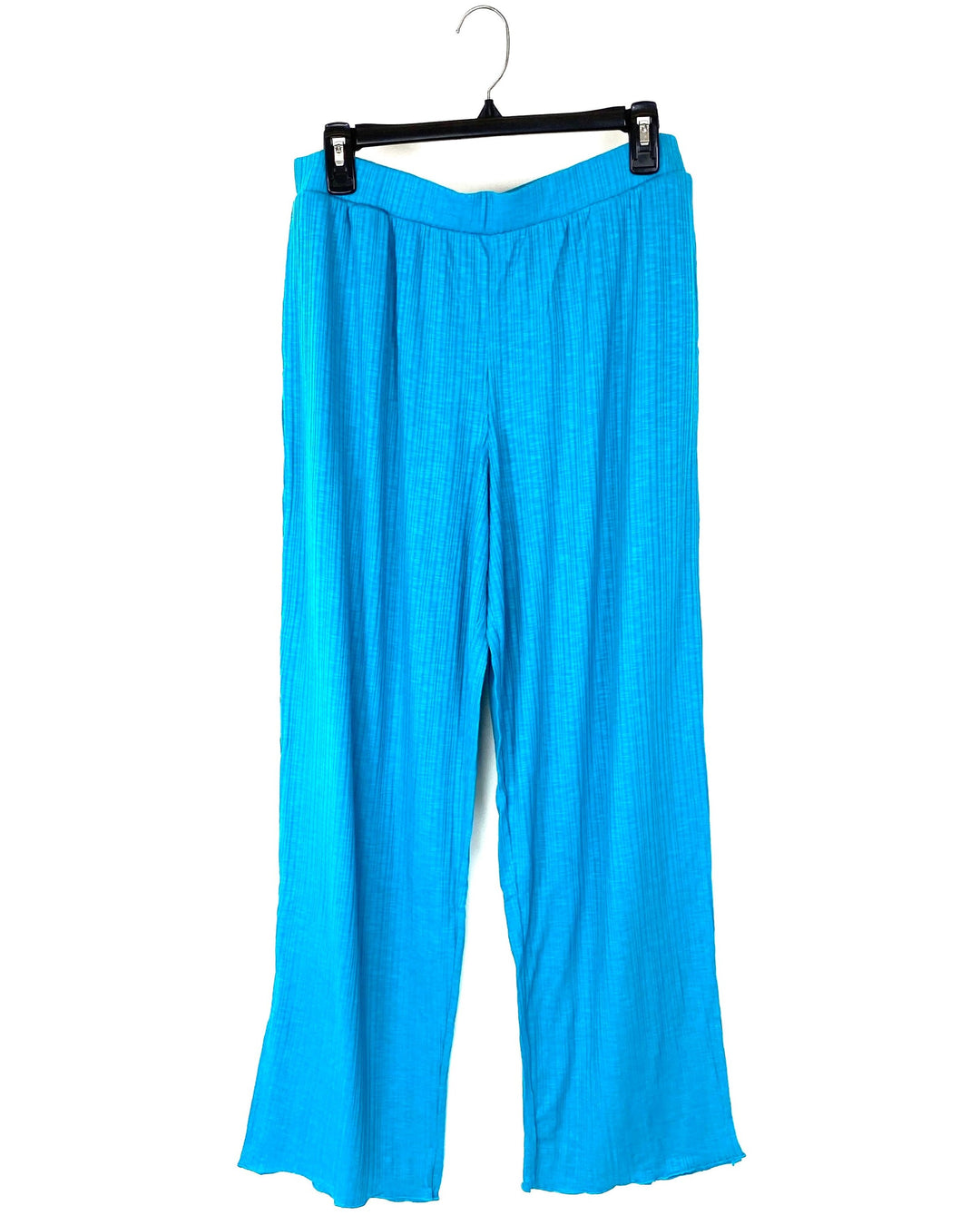 Bright Blue Flowy Pants - Small/Medium