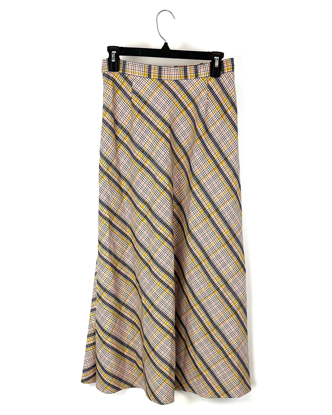 Plaid Maxi Skirt - Size 4-6