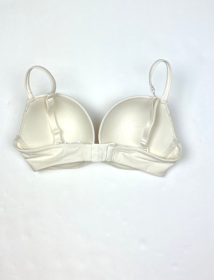 White Texture Bra - Size 34D