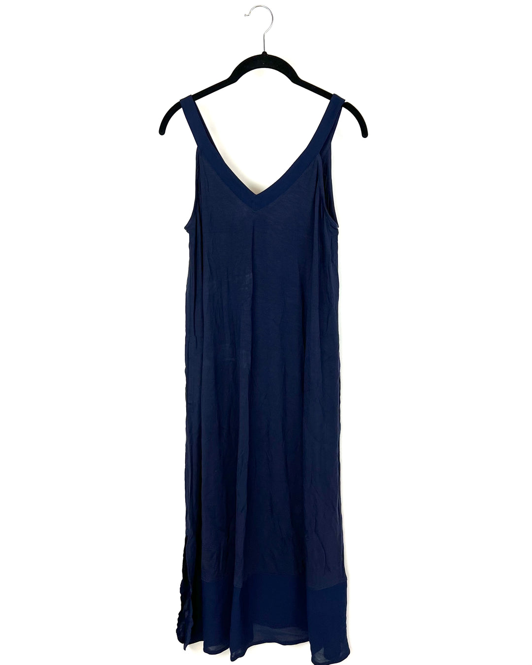 Navy Blue Sleeveless Lounge / Sleepwear Dress - Small