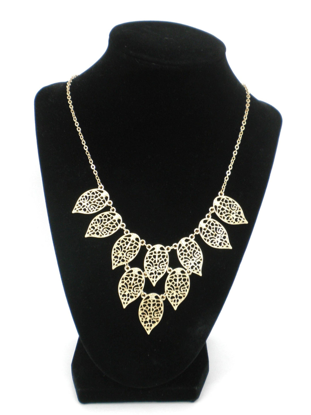 Gold Leaves Necklace - The Fashion Foundation - {{ discount designer}}