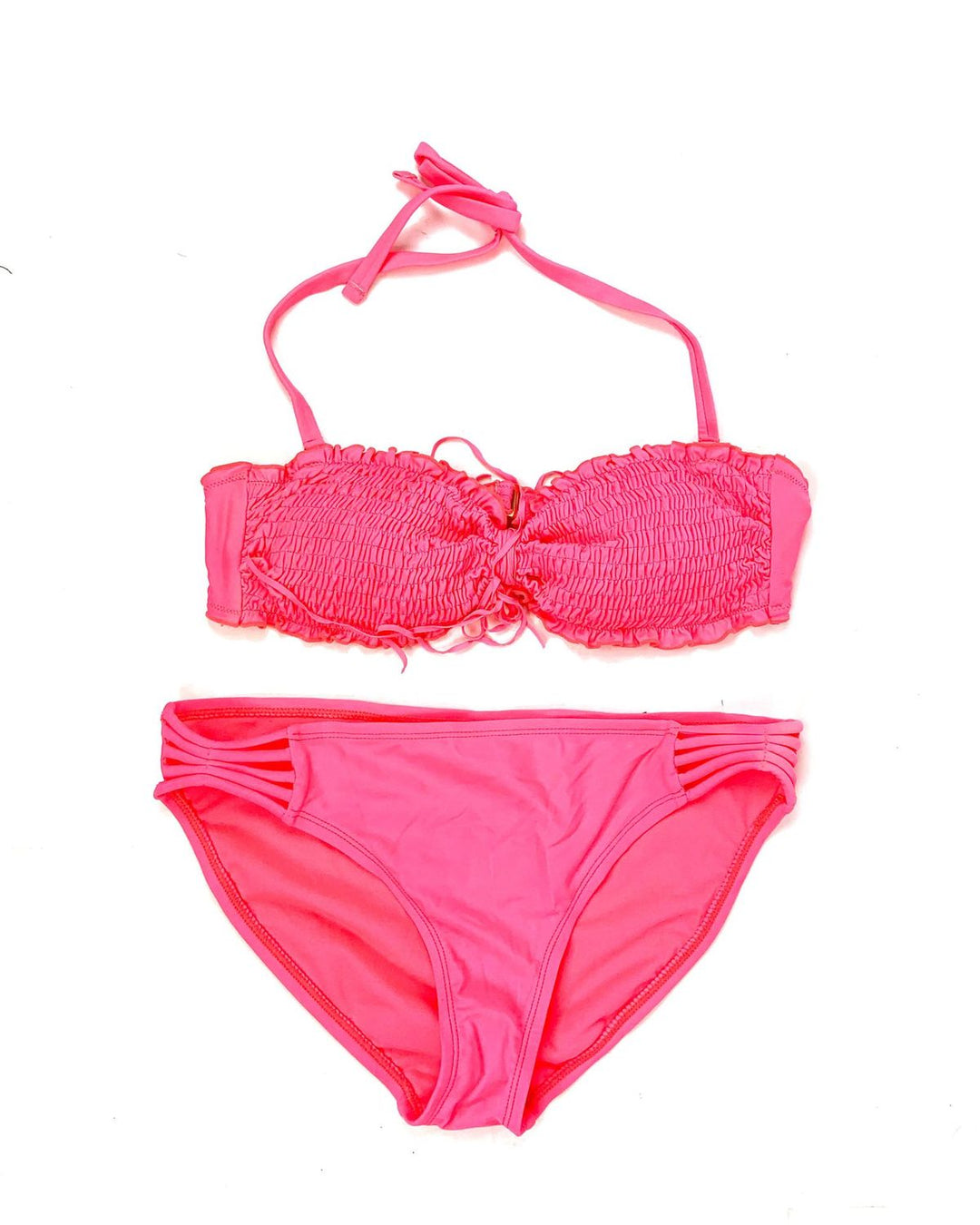 Beach Neon Pink Bikini- Medium