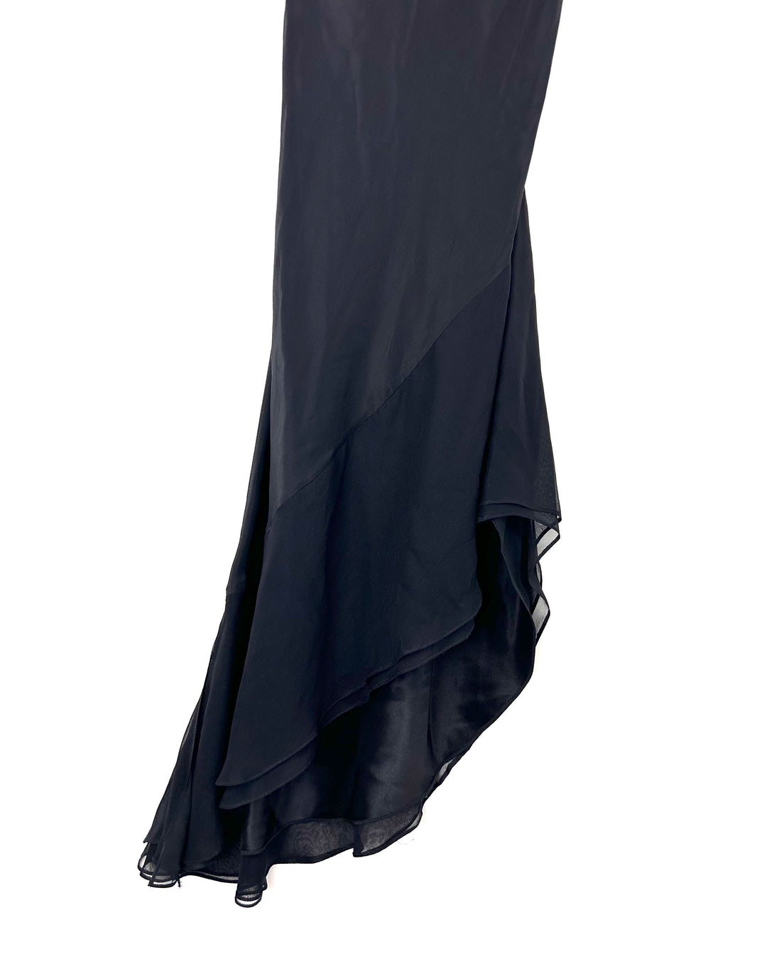 Black Asymmetrical Dress - Small